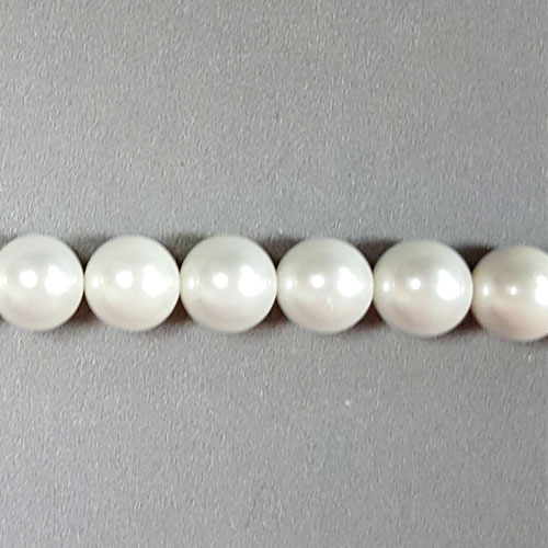 SHELL PEARL #601 14MM WHITE